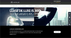 Desktop Screenshot of lexus-eindhoven.nl