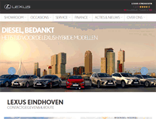 Tablet Screenshot of lexus-eindhoven.nl